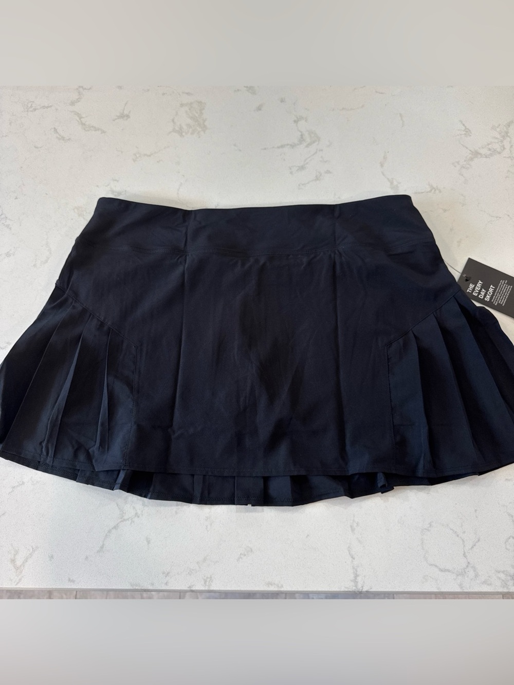 NWT Etonic black Pleated Athletic Skort XL Tennis workout pickleball